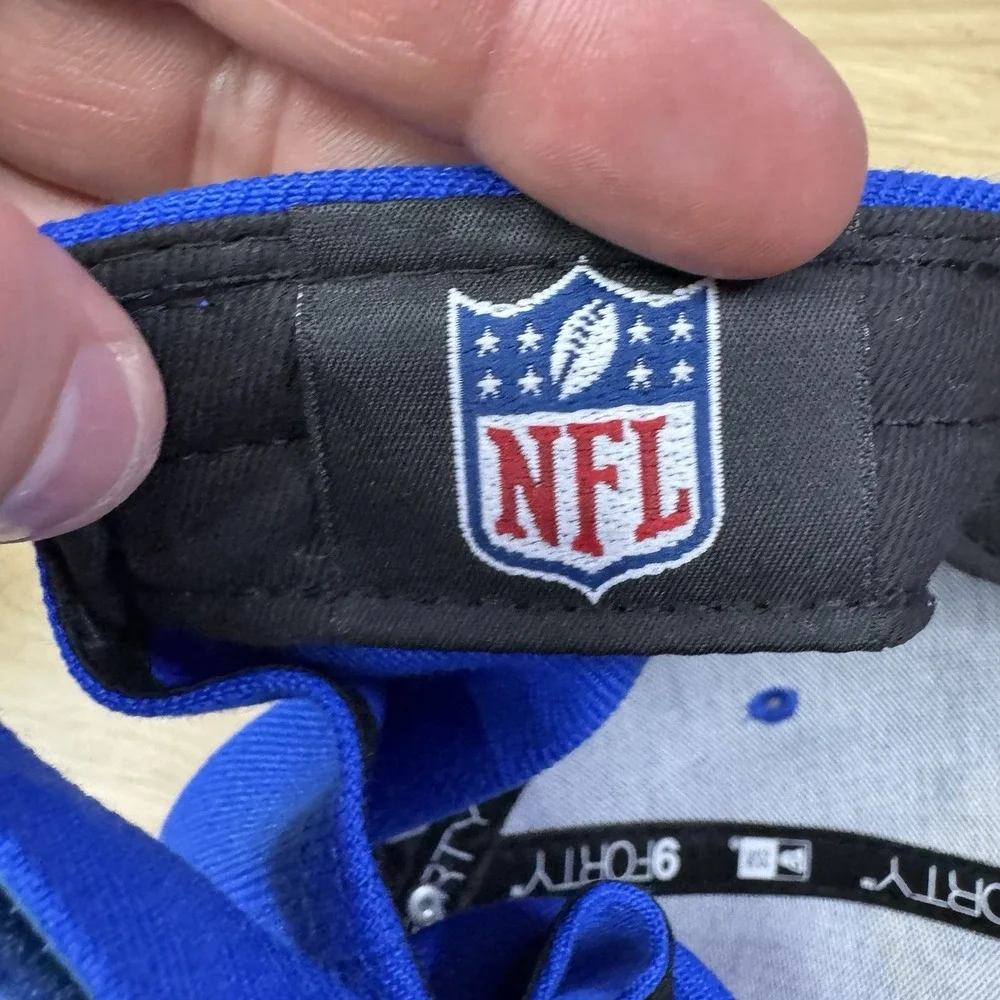 LA Rams Hat Cap Strap Back Blue‎ Super Bowl LVI Patch Adult Unisex NFL Football